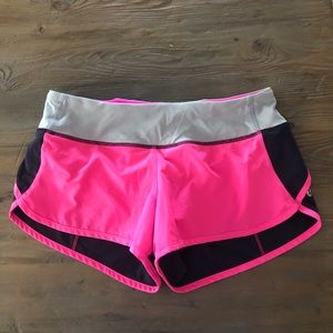 lulu lemon speed shorts!